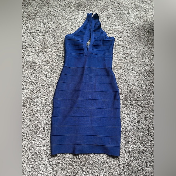 Dresses & Skirts - Blue bandage dress.

Bust 10.5lN
Length 30IN